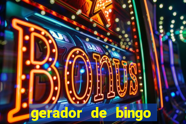 gerador de bingo de palavras